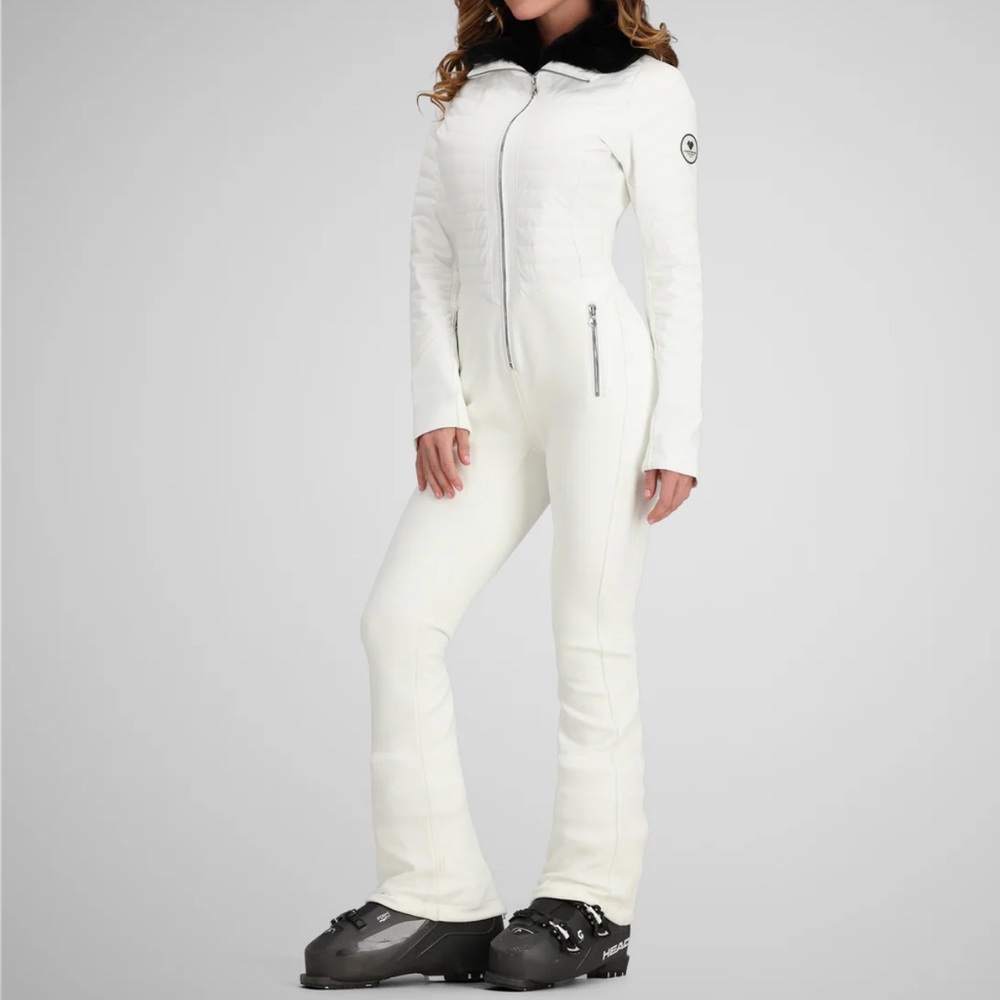 Obermeyer Women's White Ski Jumpsuit - size 10